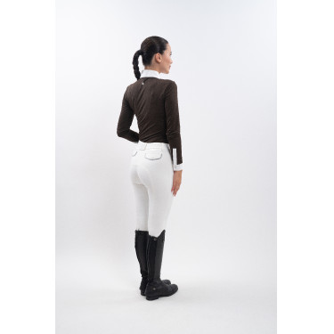 Polo da concorso Harcour Stella donna Cacao Marrone