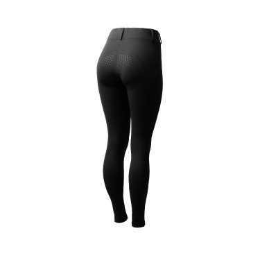 Leggings invernali da donna con grip integrale Horze Dea Nero