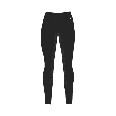 Leggings invernali da donna con grip integrale Horze Dea Nero Leggings invernali da donna con grip integrale Horze Dea Nero