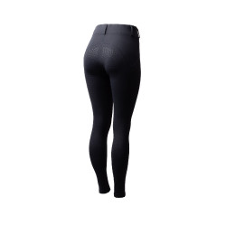 Leggings invernali da donna con grip integrale Horze Dea Blu marino scuro