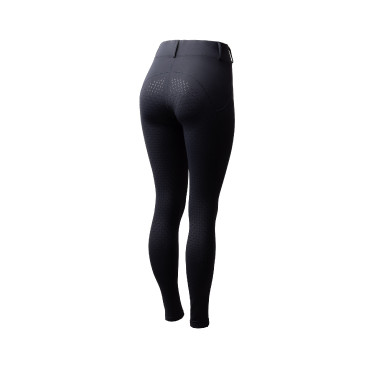 Leggings invernali da donna con grip integrale Horze Dea Blu marino scuro