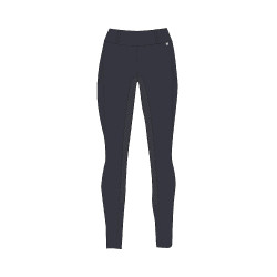 Leggings invernali da donna con grip integrale Horze Dea Blu marino scuro