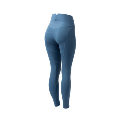 Leggings termici B Vertigo senza cuciture con grip integrale Leonora Titano marino Blu marino