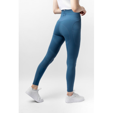 Leggings termici B Vertigo senza cuciture con grip integrale Leonora Titano marino Leggings termici B Vertigo senza cuciture con grip integrale Leonora Titano marino
