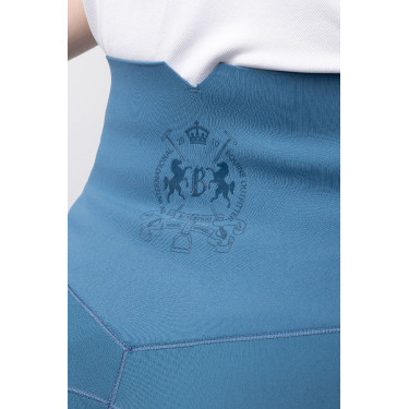 Leggings termici B Vertigo senza cuciture con grip integrale Leonora Titano marino Leggings termici B Vertigo senza cuciture con grip integrale Leonora Titano marino