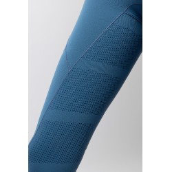 Leggings termici B Vertigo senza cuciture con grip integrale Leonora Titano marino Blu marino