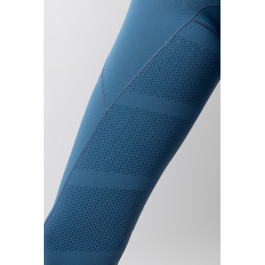 Leggings termici B Vertigo senza cuciture con grip integrale Leonora Titano marino Leggings termici B Vertigo senza cuciture con grip integrale Leonora Titano marino