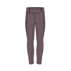 Leggings termici da bambino Horze Dea con grip completo Selce Grigio Leggings termici da bambino Horze Dea con grip completo Selce Grigio
