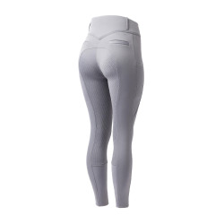 Pantaloni termici da donna Mira con fondo integrale Horze Morella nera Viola Pantaloni termici da donna Mira con fondo integrale Horze Morella nera Viola