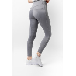 Pantaloni termici da donna Mira con fondo integrale Horze Morella nera Viola Pantaloni termici da donna Mira con fondo integrale Horze Morella nera Viola