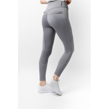 Pantaloni termici da donna Mira con fondo integrale Horze Morella nera Viola Pantaloni termici da donna Mira con fondo integrale Horze Morella nera Viola