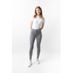 Pantaloni termici da donna Mira con fondo integrale Horze Morella nera Viola Pantaloni termici da donna Mira con fondo integrale Horze Morella nera Viola