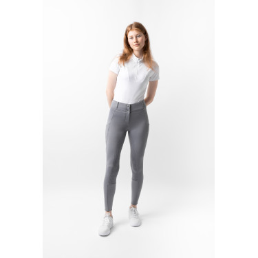 Pantaloni termici da donna Mira con fondo integrale Horze Morella nera Viola Pantaloni termici da donna Mira con fondo integrale Horze Morella nera Viola