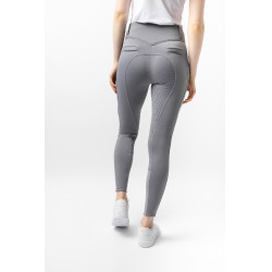 Pantaloni termici da donna Mira con fondo integrale Horze Morella nera Viola Pantaloni termici da donna Mira con fondo integrale Horze Morella nera Viola