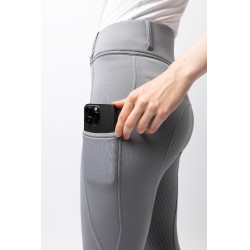 Pantaloni termici da donna Mira con fondo integrale Horze Morella nera Viola Pantaloni termici da donna Mira con fondo integrale Horze Morella nera Viola