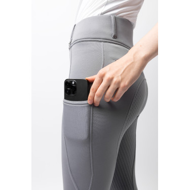 Pantaloni termici da donna Mira con fondo integrale Horze Morella nera Viola Pantaloni termici da donna Mira con fondo integrale Horze Morella nera Viola