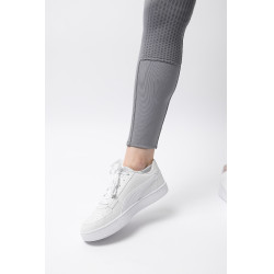 Pantaloni termici da donna Mira con fondo integrale Horze Morella nera Viola Pantaloni termici da donna Mira con fondo integrale Horze Morella nera Viola