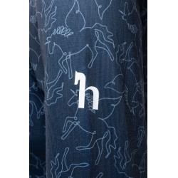 Maglietta da allenamento Pegasus per bambini Horze Mirtillo Blu