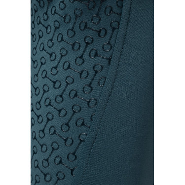 Pantaloni da equitazione termici full grip Horze Rhea bambino con tasche posteriori