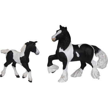 Statuina Puledro Cob Irlandese nero Papo