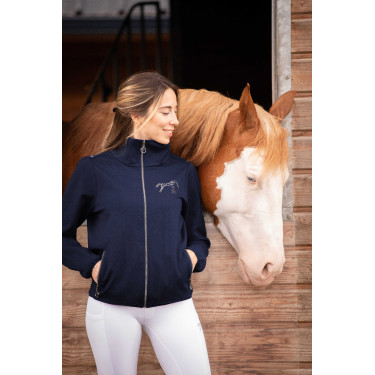 Giacca Pénélope Tweeny strass Marina Blu marino Giacca Pénélope Tweeny strass Marina Blu marino