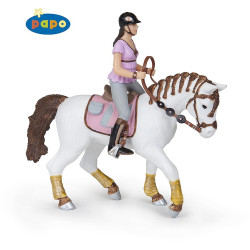 Statuetta Cavallo intrecciato Papo Statuetta Cavallo intrecciato Papo