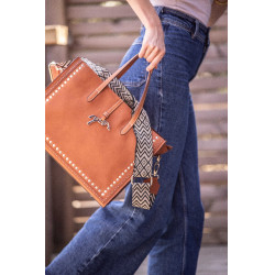 Borsa Pénélope Naily Romane Cognac Marrone