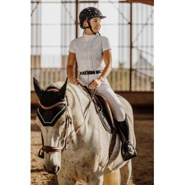 Polo Equithème Dorla Bianco Polo Equithème Dorla Bianco