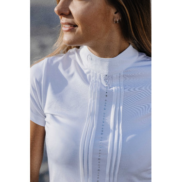 Polo Equithème Dorla Bianco Polo Equithème Dorla Bianco