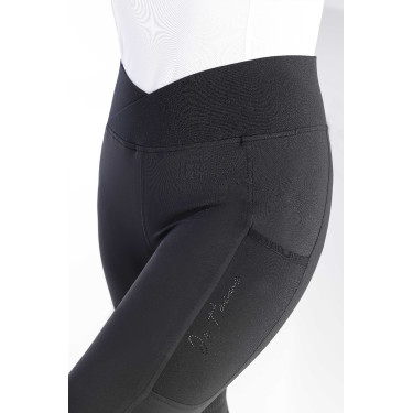 Pantaloni Equithème Flora con fondo in silicone Pantaloni Equithème Flora con fondo in silicone