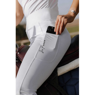 Pantaloni Equithème Flora con fondo in silicone Pantaloni Equithème Flora con fondo in silicone