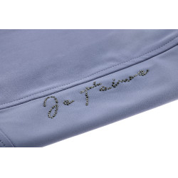 Pantaloni Equithème Flora con fondo in silicone Viola