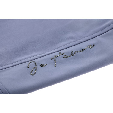 Pantaloni Equithème Flora con fondo in silicone Viola