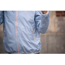 Impermeabile Pénélope RainShort Artic Blu