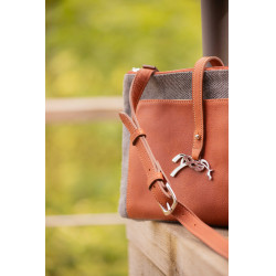 Borsa Pénélope Pablito grande modello Motivo a chevron / cognac Marrone Borsa Pénélope Pablito grande modello Motivo a chevron / cognac Marrone