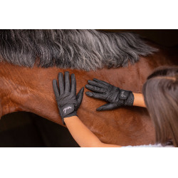 Guanti Eden by Pénélope Prisma Strass Nero