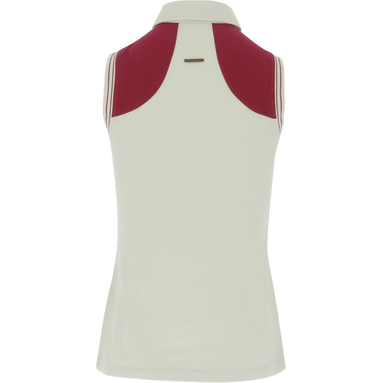 Polo piqué Equithème da donna senza maniche Polo piqué Equithème da donna senza maniche