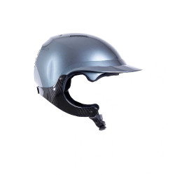 Casco da equitazione Naca Gravity XP Grigio grafite lucido / nero Casco da equitazione Naca Gravity XP Grigio grafite lucido / nero