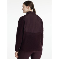 Giacca in pile ibrida LeMieux Clara Prugna Viola Giacca in pile ibrida LeMieux Clara Prugna Viola