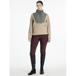 Giacca in pile ibrida LeMieux Clara Rosmarino Verde Giacca in pile ibrida LeMieux Clara Rosmarino Verde