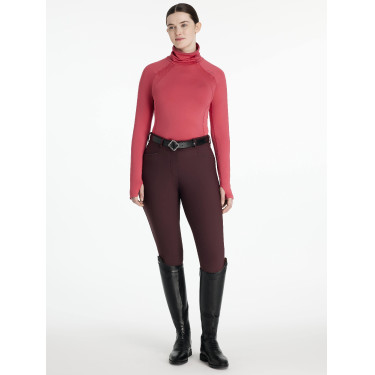 Base Layer LeMieux Sara a collo alto Mirtillo rosso Rosa