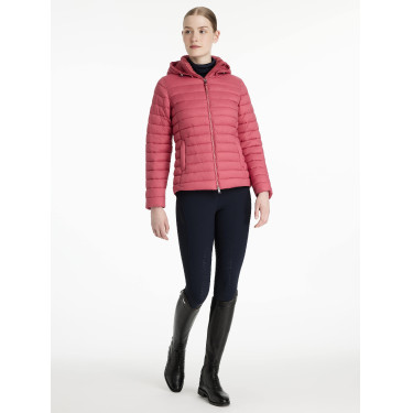 Piumino con cappuccio LeMieux Tilly donna Mirtillo rosso Rosa