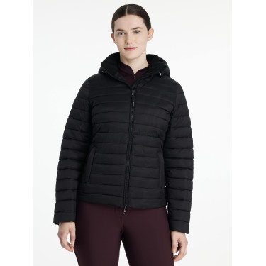 Piumino con cappuccio LeMieux Tilly donna Nero Piumino con cappuccio LeMieux Tilly donna Nero
