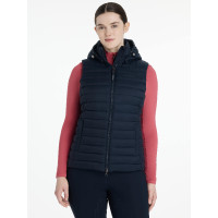 Gilet senza maniche con cappuccio LeMieux Tilly donna Marina Blu marino