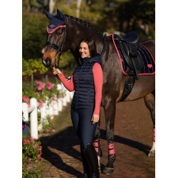 Gilet senza maniche con cappuccio LeMieux Tilly donna Marina Blu marino