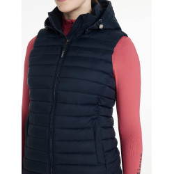 Gilet senza maniche con cappuccio LeMieux Tilly donna Marina Blu marino