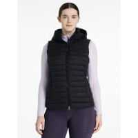 Gilet senza maniche con cappuccio LeMieux Tilly donna Petrolio Blu