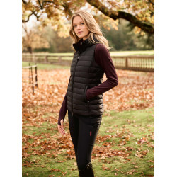 Gilet senza maniche con cappuccio LeMieux Tilly donna Nero