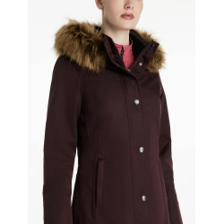 Cappotto lungo impermeabile LeMieux Anya Prugna Viola