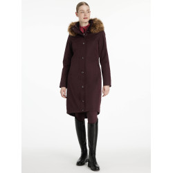 Cappotto lungo impermeabile LeMieux Anya Prugna Viola
